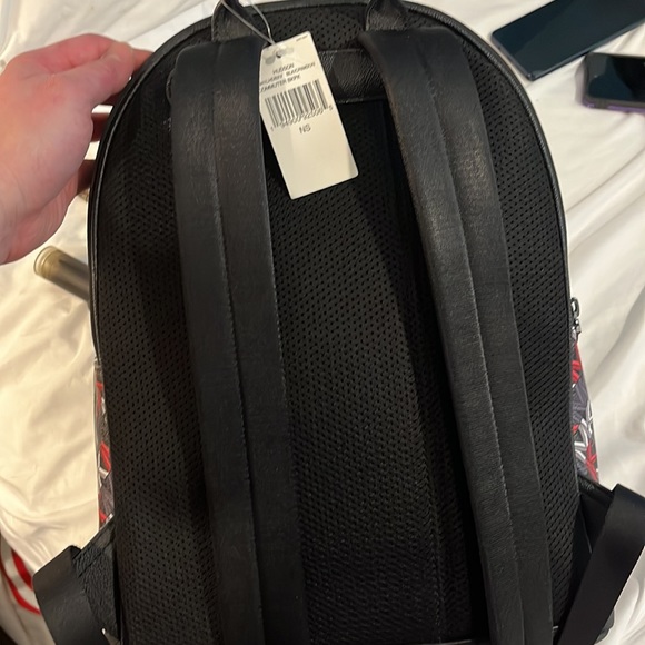 NWT Michael Kors collection, rare numbered edition Hudson graphic logo backpack - Picture 6 of 13